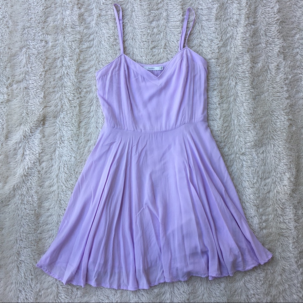 Talula Sz 0 lavender purple short skater dress